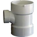 Genova Products Genova Products 71132 3 in. X 3 in. X 2 in. Sch. 40 PVC-DWV Reducing Sanitary Tees 71132